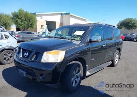 2008 Nissan Armada Se из США, поврежденный, VIN 5N1AA08D88N613793
